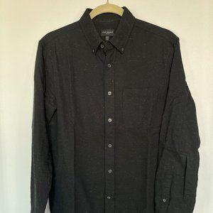 Club Monaco Slim Fit Long Sleeve Shirt Black